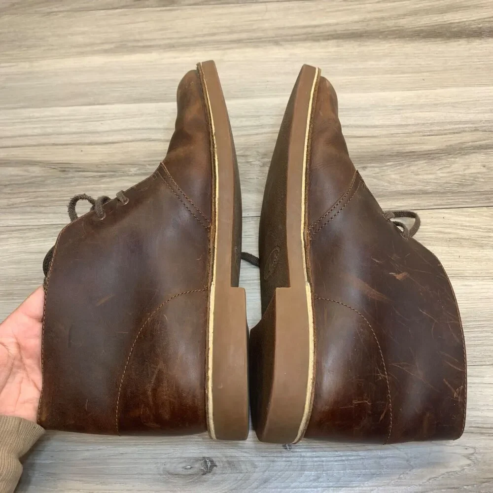 Clarks Men's Bushacre 2 Chukka Boot Desert Leather Brown US 11.5 M‎